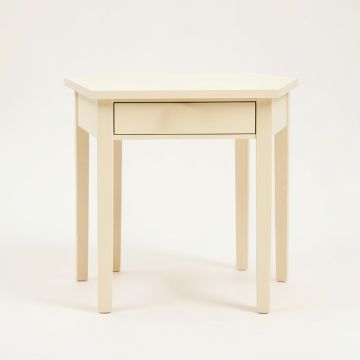 Maple Arc Small Writing Desk - Cream (synthetic illustration; no displayed measurements)