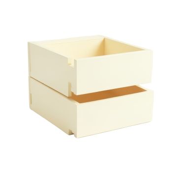 Hazel Bend Under-Desk Drawer Unit - Ivory