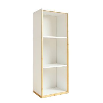 Slate Brook Narrow Cubby Tower - White