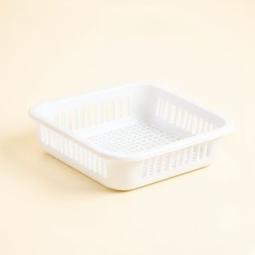 Dawn Dell Empty Under-Desk Cable Tray - White (synthetic illustration; no displayed measurements)