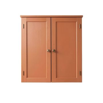 Spruce Bend Wall-Mounted Laundry Cabinet - Terracotta