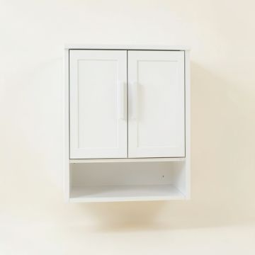 Rowan Dale Wall-Mounted Laundry Cabinet - White (synthetic illustration; no displayed measurements)