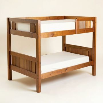 Belchertown Twin Over Twin Solid Wood Standard Bunk Bed (synthetic illustration; no displayed measurements)