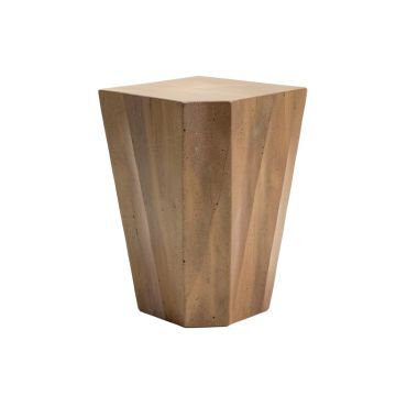 Arsenault Natural Faceted End Table