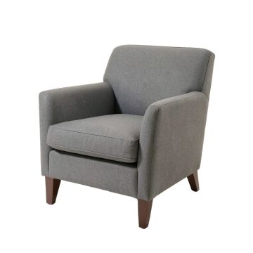 Andew Upholstered Parsons Chair In Gray