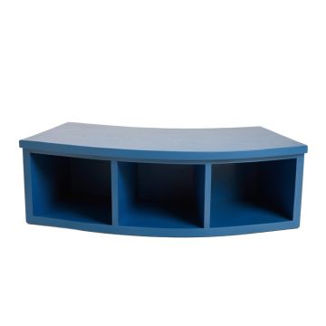 Brook Dale Shoe Storage Bench - Blue