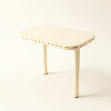 Hill Branch Compact Balcony Table - Ivory (synthetic illustration; no displayed measurements)
