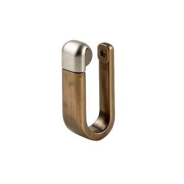 Double Roller Shower Curtain Hook