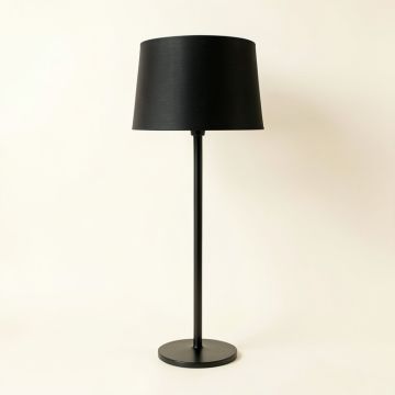 Alder Arc Floor Lamp With A Plain Fabric Shade (synthetic illustration; no displayed measurements)