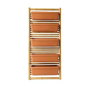 Sage Crest Empty Vertical Garden Frame - Terracotta