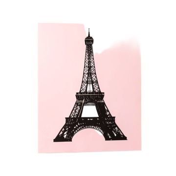 Paris By Sweet Jojo Designs Paper Print ( Set Of 4 )