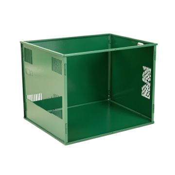Slate Bluff Empty Furniture-Style Pet Crate - Green