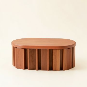 Wren Bend Shoe Storage Bench - Terracotta (synthetic illustration; no displayed measurements)
