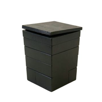 Vale Bend Closed Garden Compost Bin - Black