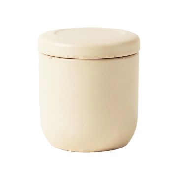 Fern Bridge Storage Canister With Lid - Cream
