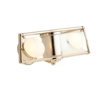 2-Light Vanity Light With Glass Shade (synthetic illustration; no displayed measurements)