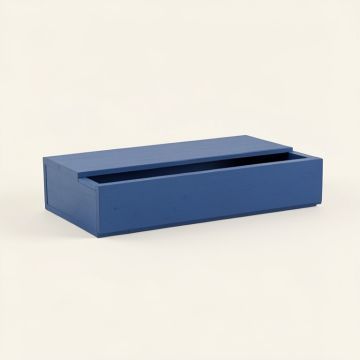Clay Crossing Desktop Monitor Riser - Blue (synthetic illustration; no displayed measurements)