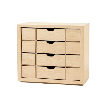 Ridge Bridge Small-Parts Storage Drawer Cabinet - Beige