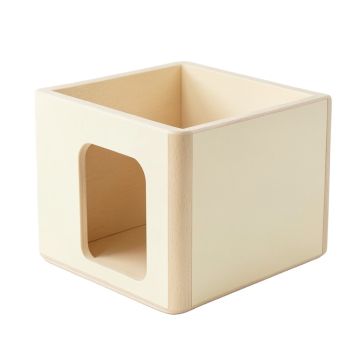 Flint Branch Empty Furniture-Style Litter Enclosure - Cream