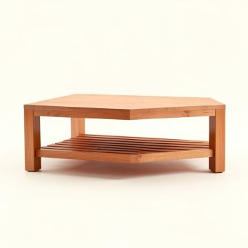 Sage Arc Coffee Table - Terracotta (synthetic illustration; no displayed measurements)