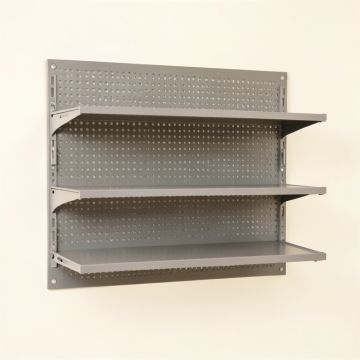 Clay Bend Empty Wall-Mounted Tool Organizer Panel - Gray (synthetic illustration; no displayed measurements)