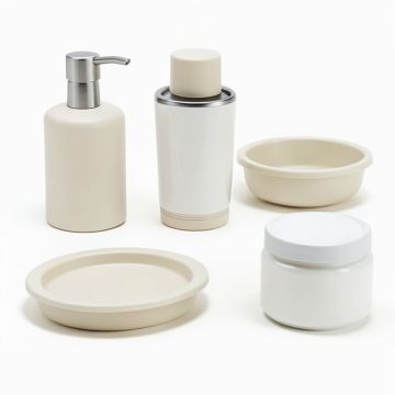 Poulan 6 Piece Bathroom Accessory Set (synthetic illustration; no displayed measurements)