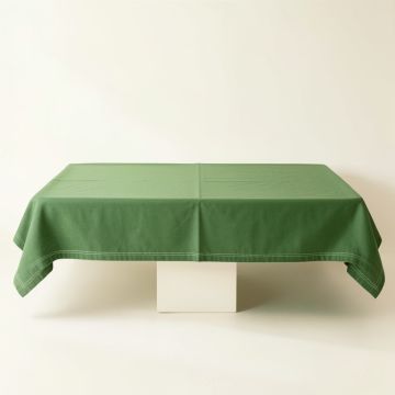 Heath Bend Flat Bed Sheet - Green (synthetic illustration; no displayed measurements)