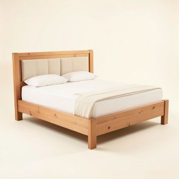 Ariana Wingback Upholstered Standard Bed (synthetic illustration; no displayed measurements)