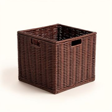 Straight Rattan Planter Box (synthetic illustration; no displayed measurements)