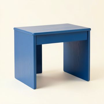 Vale Arc Small Writing Desk - Blue (synthetic illustration; no displayed measurements)