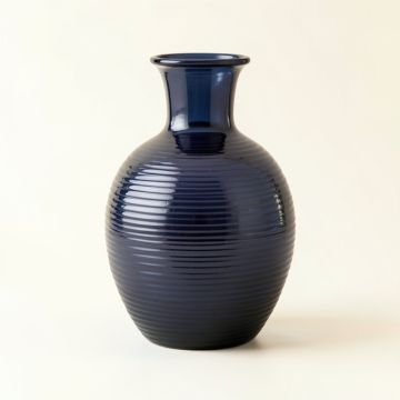 Elm Canyon Empty Decorative Vase - Navy (synthetic illustration; no displayed measurements)