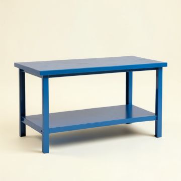 Alder Canyon Empty Workshop Workbench - Blue (synthetic illustration; no displayed measurements)