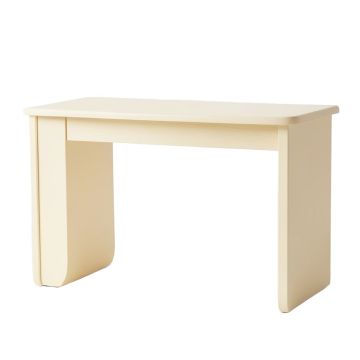 Birch Edge Writing Desk - Cream