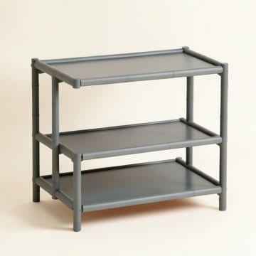 Dune Bridge Empty Countertop Canister Rack - Gray (synthetic illustration; no displayed measurements)