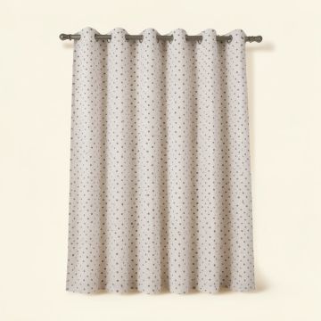 Lauro Polka Dots Sheer Rod Pocket Single Curtain Panel (synthetic illustration; no displayed measurements)