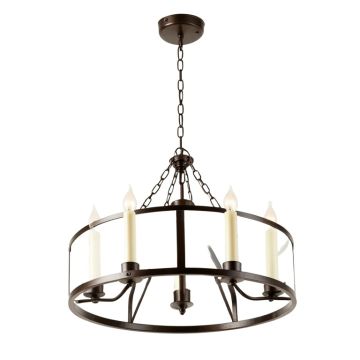 Corrinne 5-Light Candle Style Drum Chandelier