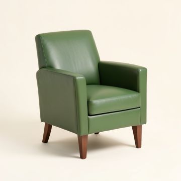 Arm Chair In Green (synthetic illustration; no displayed measurements)