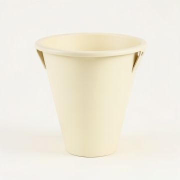 Ash Bluff Empty Railing Planter With Integral Brackets - Cream (synthetic illustration; no displayed measurements)
