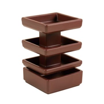 Rasberry Rectangular Multi-Tiered Plant Stand