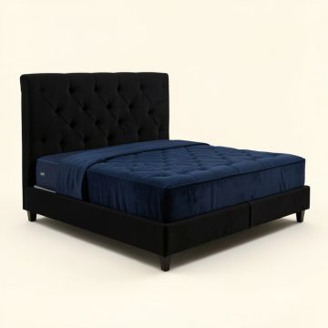 Thornton /Double Tufted Upholstered Platform Bed (synthetic illustration; no displayed measurements)