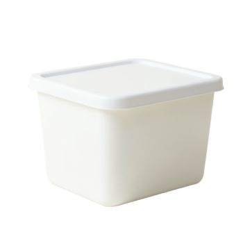 Fern Bridge Closed Outdoor Storage Box - White