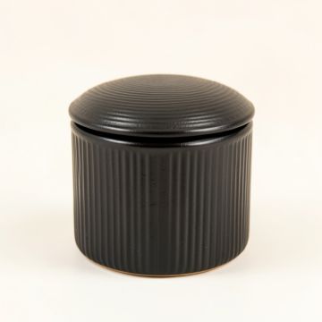 Laurel Brook Storage Canister With Lid - Black (synthetic illustration; no displayed measurements)