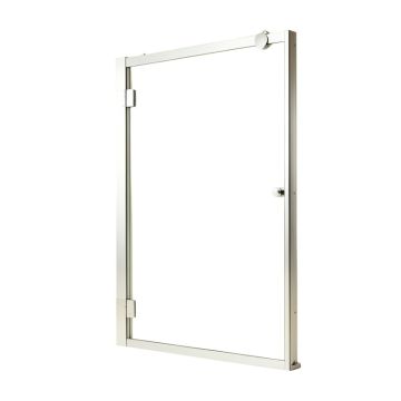 48 '' W X 78 '' H Single Sliding Frameless Shower Door (synthetic illustration; no displayed measurements)