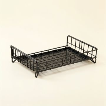 Dawn Bend Empty Under-Desk Cable Tray - Black (synthetic illustration; no displayed measurements)