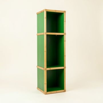 Reed Bluff Narrow Cubby Tower - Green (synthetic illustration; no displayed measurements)