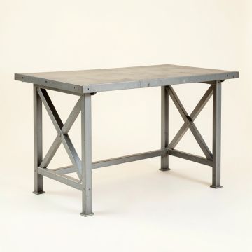 Shore Bridge Empty Workshop Workbench - Gray (synthetic illustration; no displayed measurements)