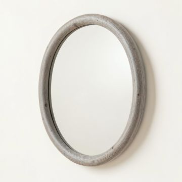 Slate Brook Framed Wall Mirror - Gray (synthetic illustration; no displayed measurements)