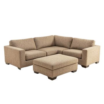 Hayllie Woven Reversible Sectional Sofa With Ottoman