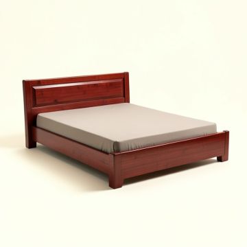 Harlow Solid Wood Platform Bed (synthetic illustration; no displayed measurements)