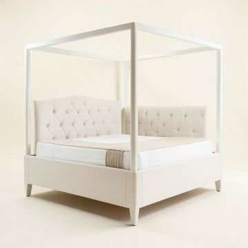 Twerton Tufted Four Poster Bed (synthetic illustration; no displayed measurements)